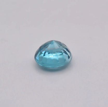 Zircon Bleu Rond 1,78ct - pierre précieuse - gemme