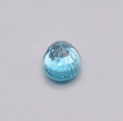 Zircon Bleu Ovale 2,54ct - pierre précieuse - gemme