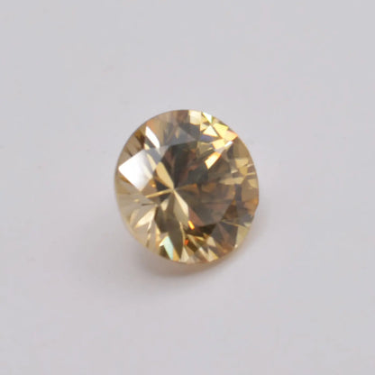 Zircon Jaune Rond 1,36ct - pierre précieuse - gemme