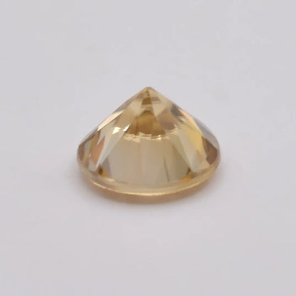 Zircon Jaune Rond 1,36ct - pierre précieuse - gemme