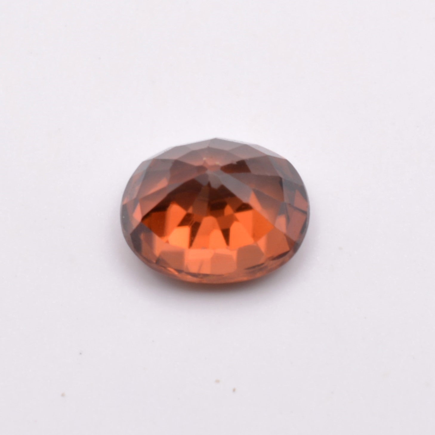 Pierre taillée Zircon Orange Ovale 1,17ct