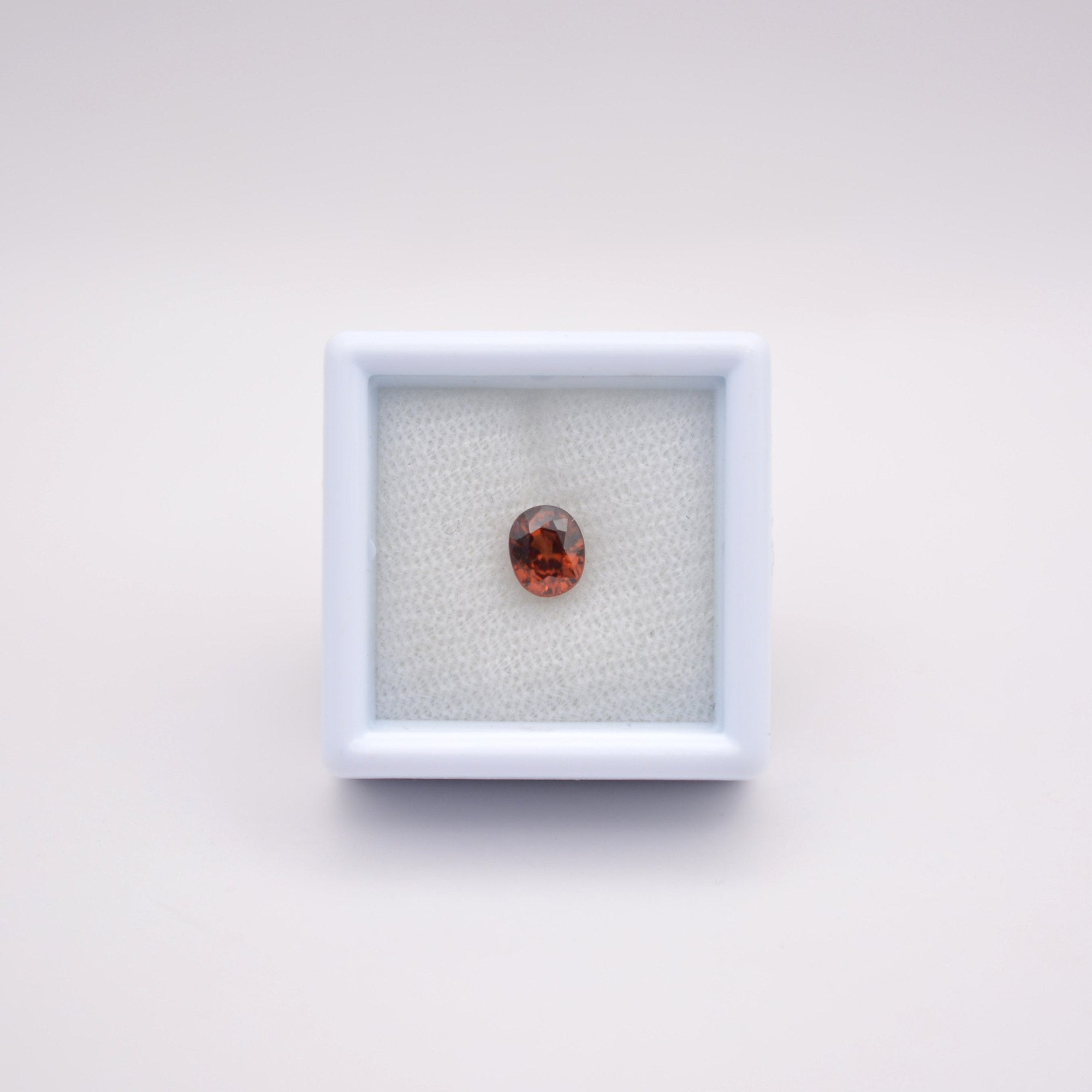 Pierre taillée Zircon Orange Ovale 1,17ct