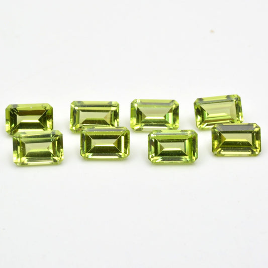 4.65 CT Naturel Vert Peridot Forme Ovale VVS Pak Pierre Précieuse Agl 4.65 CT Naturel Vert Peridot Forme Ovale VVS Pak Pierre Précieuse Agl