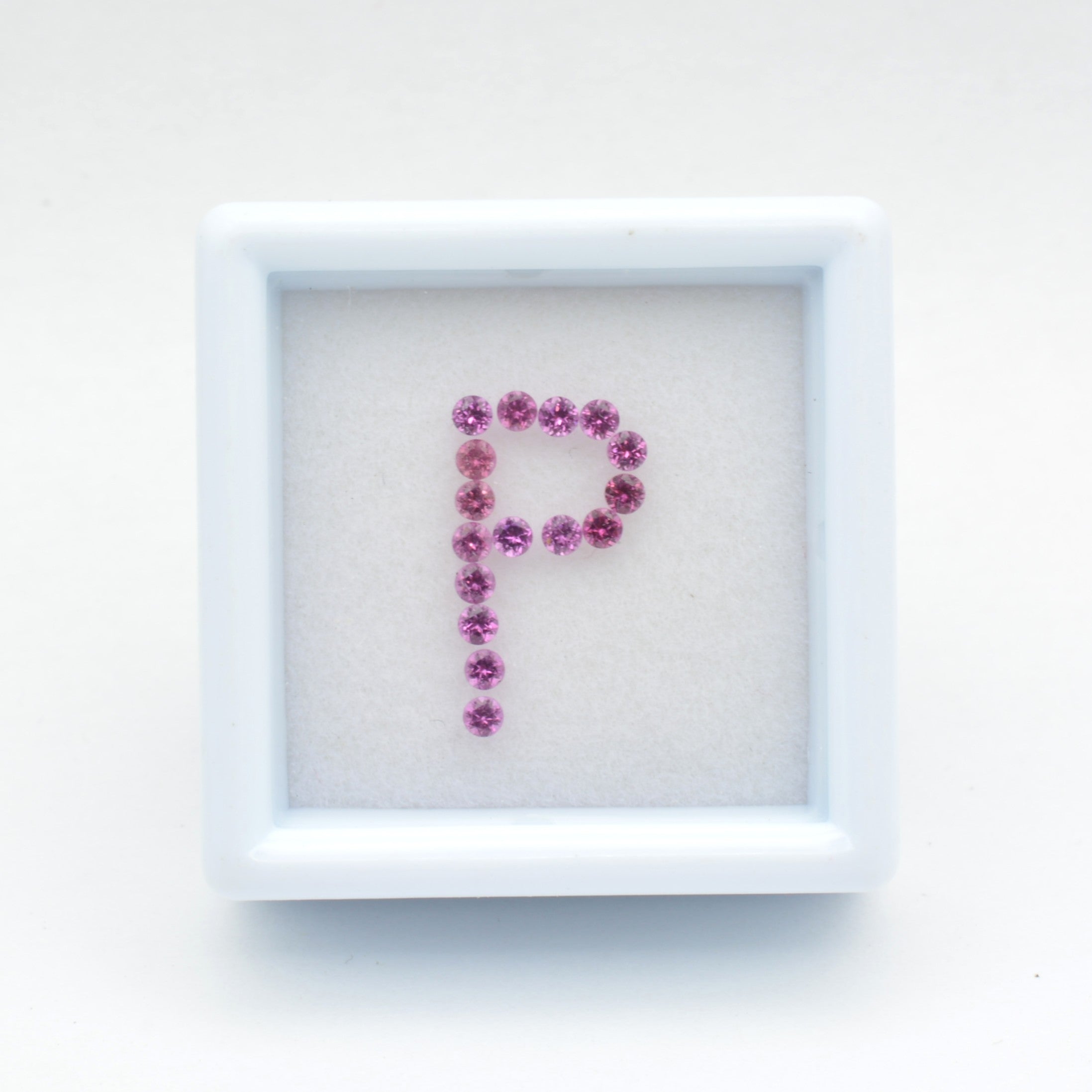 pierre taillée Lot Grenat Rhodolite 1,7mm