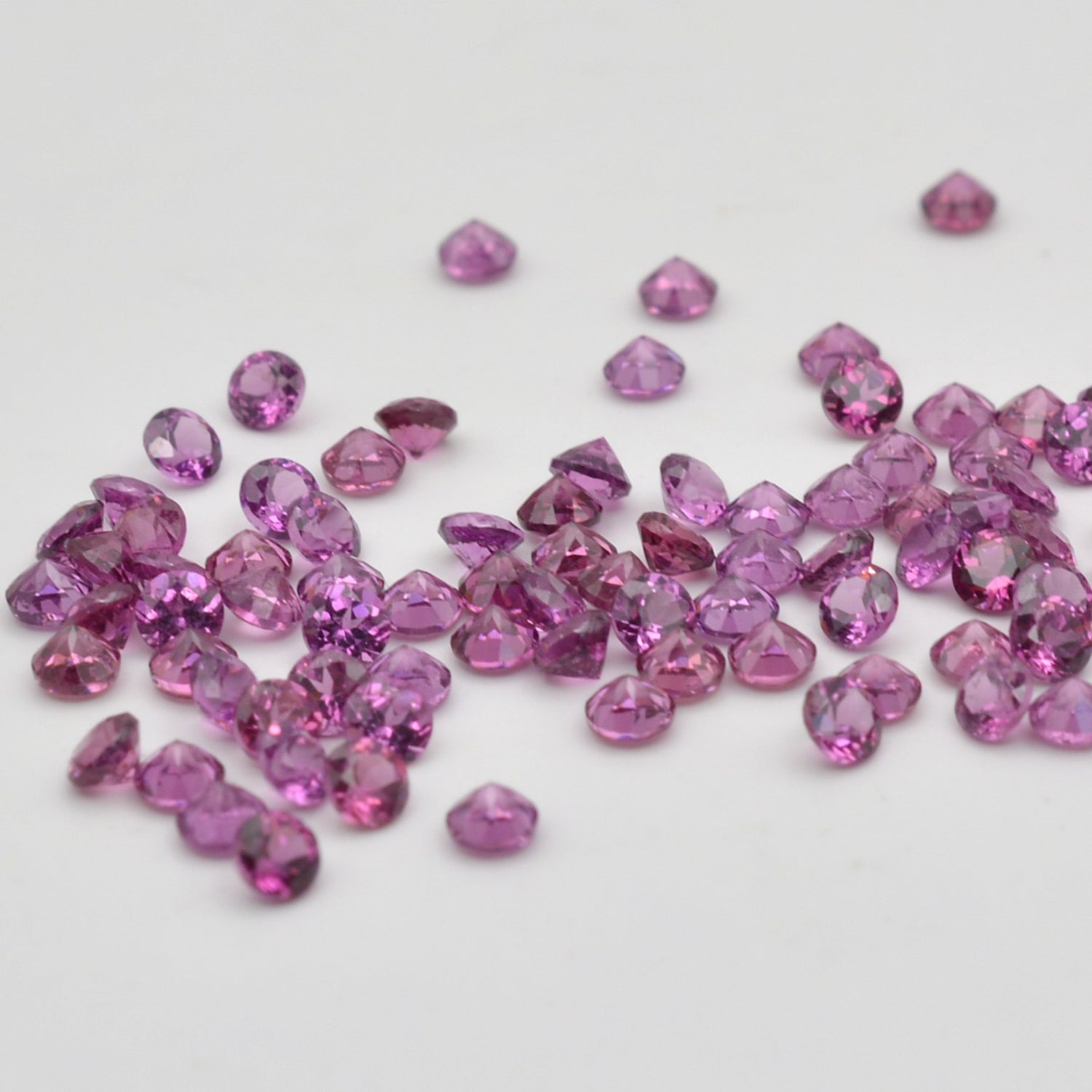 Pierre taillée Lot Grenat Rhodolite 1,7mm 