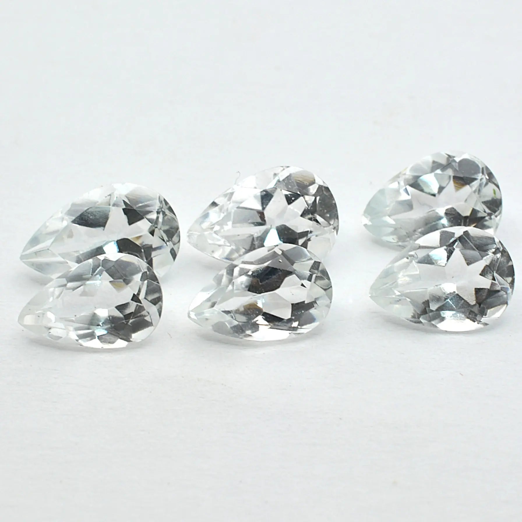 Lot de 6 Topazes Poires