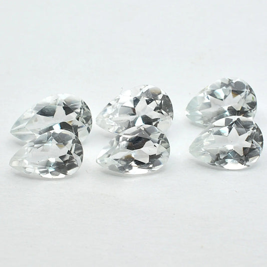 Lot de 6 Topazes Poires