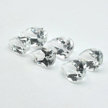 Lot de 6 Topazes Poires