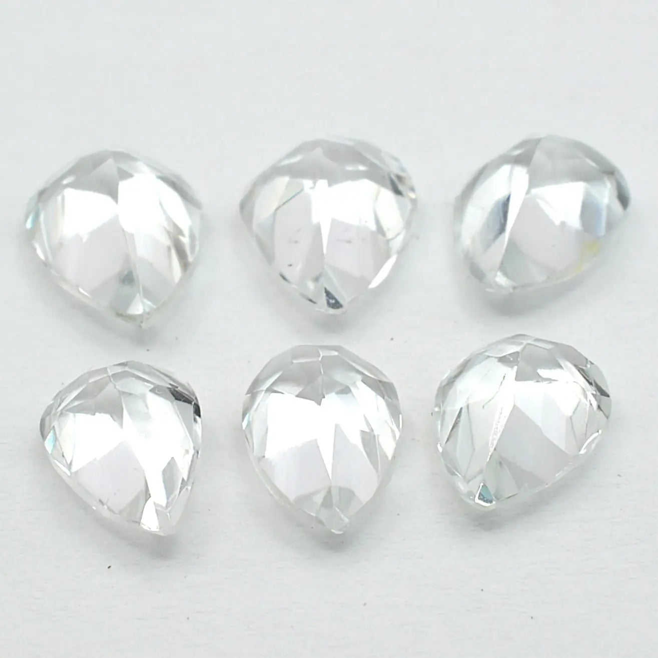 Lot de 6 Topazes Poires