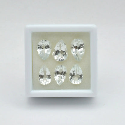 Lot de 6 Topazes Poires
