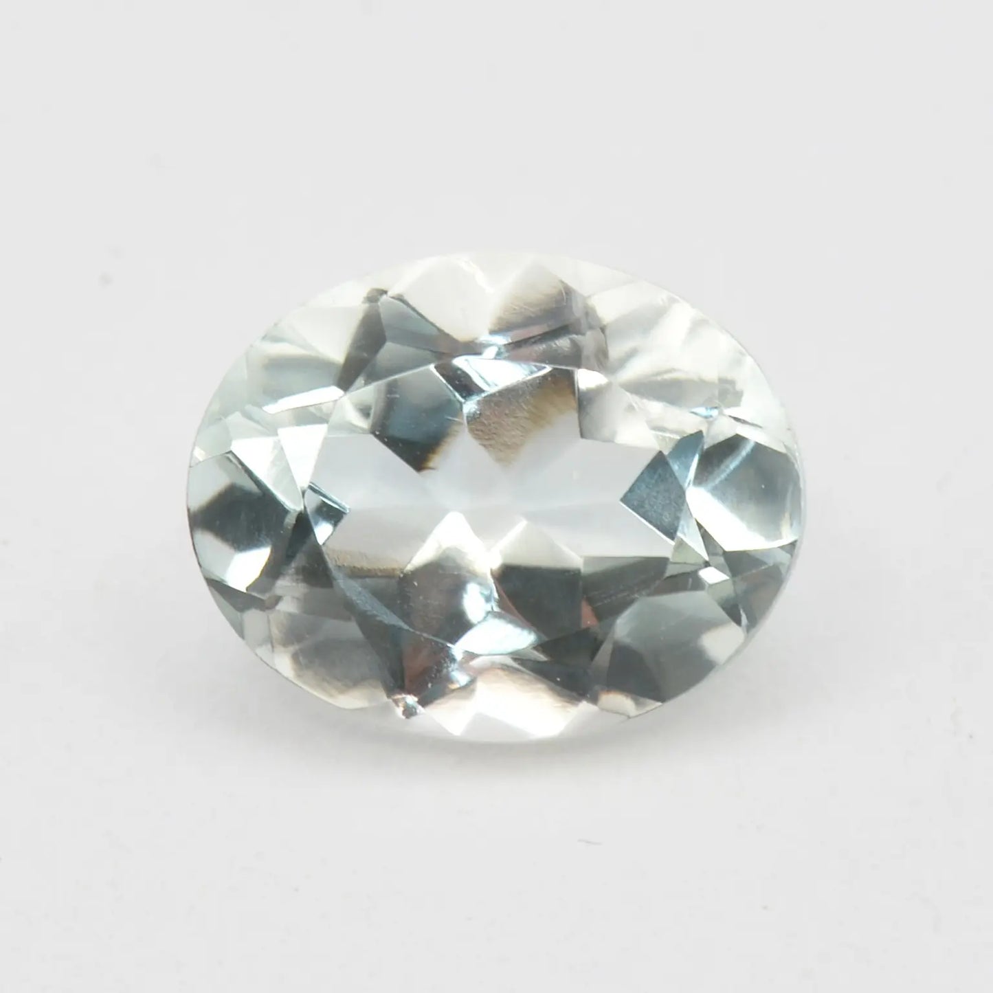 Lot de 5 Topazes Incolores Ovales 10x8mm