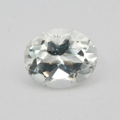 Lot de 5 Topazes Incolores Ovales 10x8mm