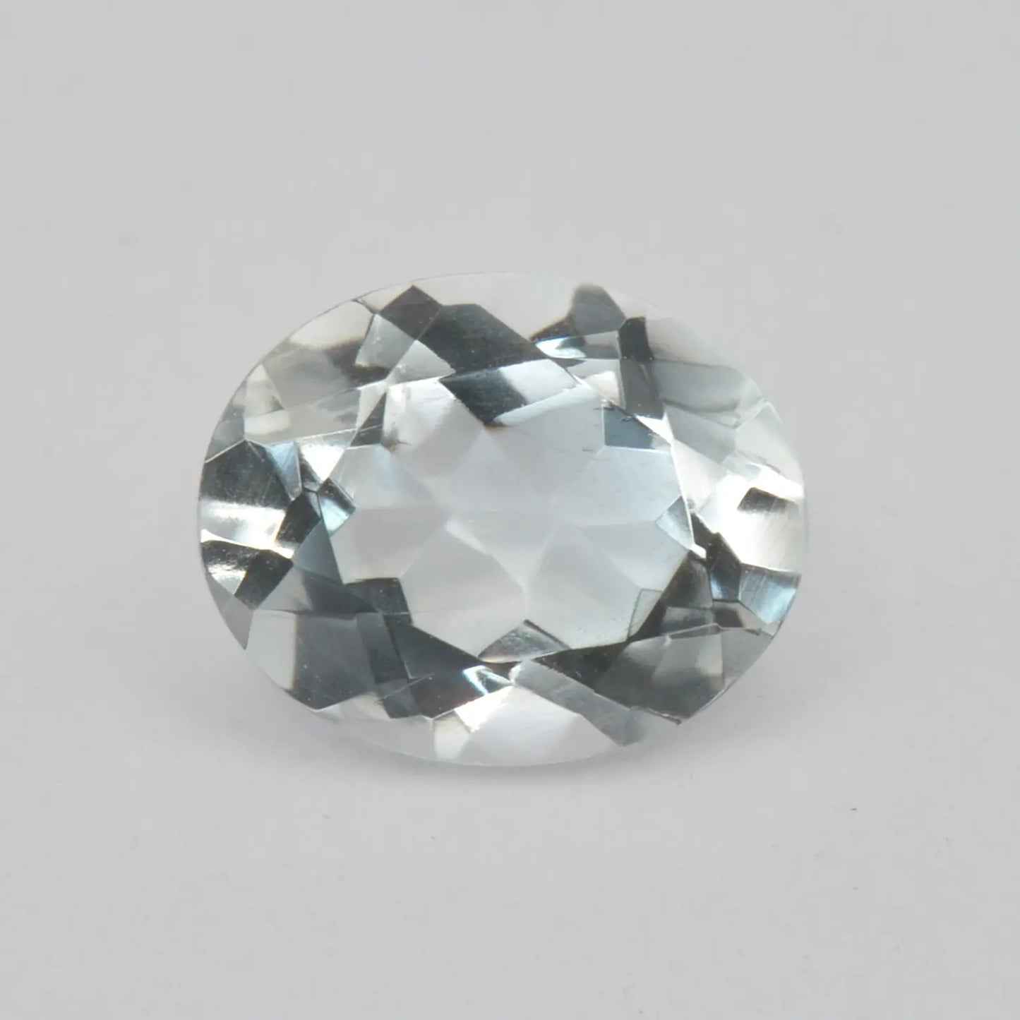 Lot de 5 Topazes Incolores Ovales 10x8mm