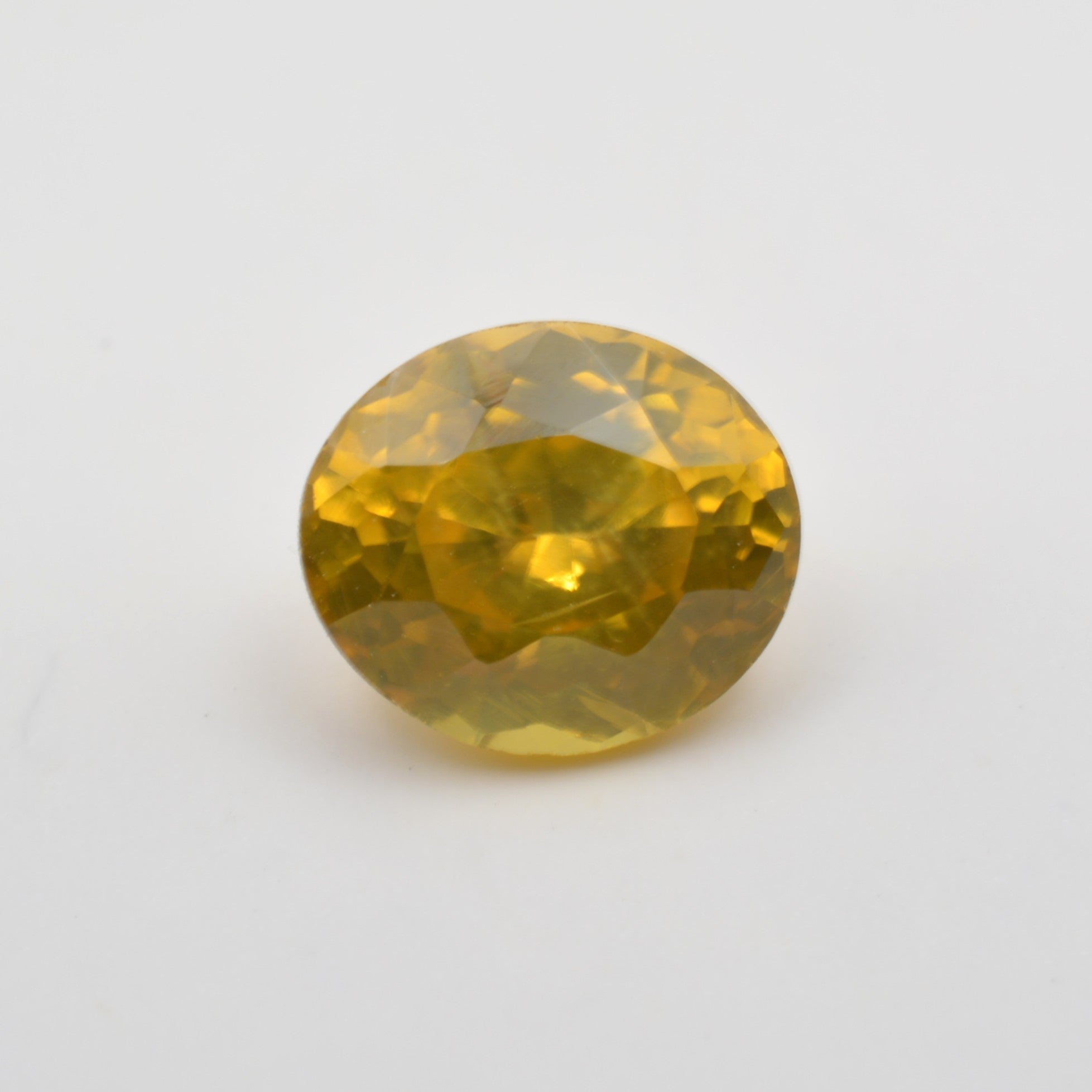 Pierre taillée Zircon Jaune Ovale 1,75ct