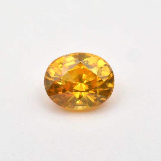 Zircon Jaune Ovale 1,84ct [Pierre précieuse] 