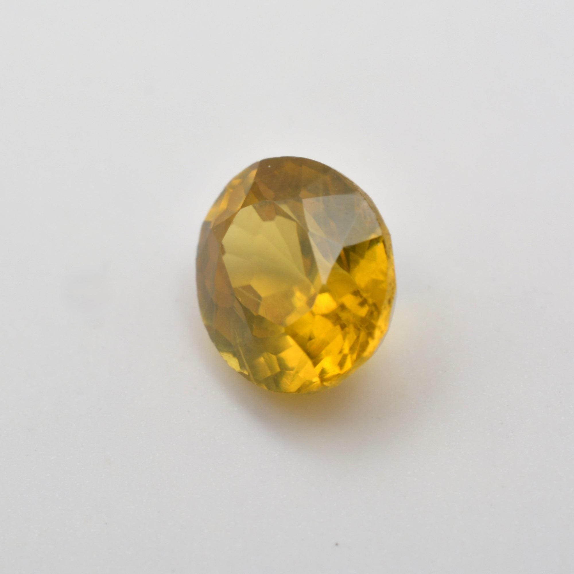 Pierre taillée Zircon Jaune Ovale 1,75ct