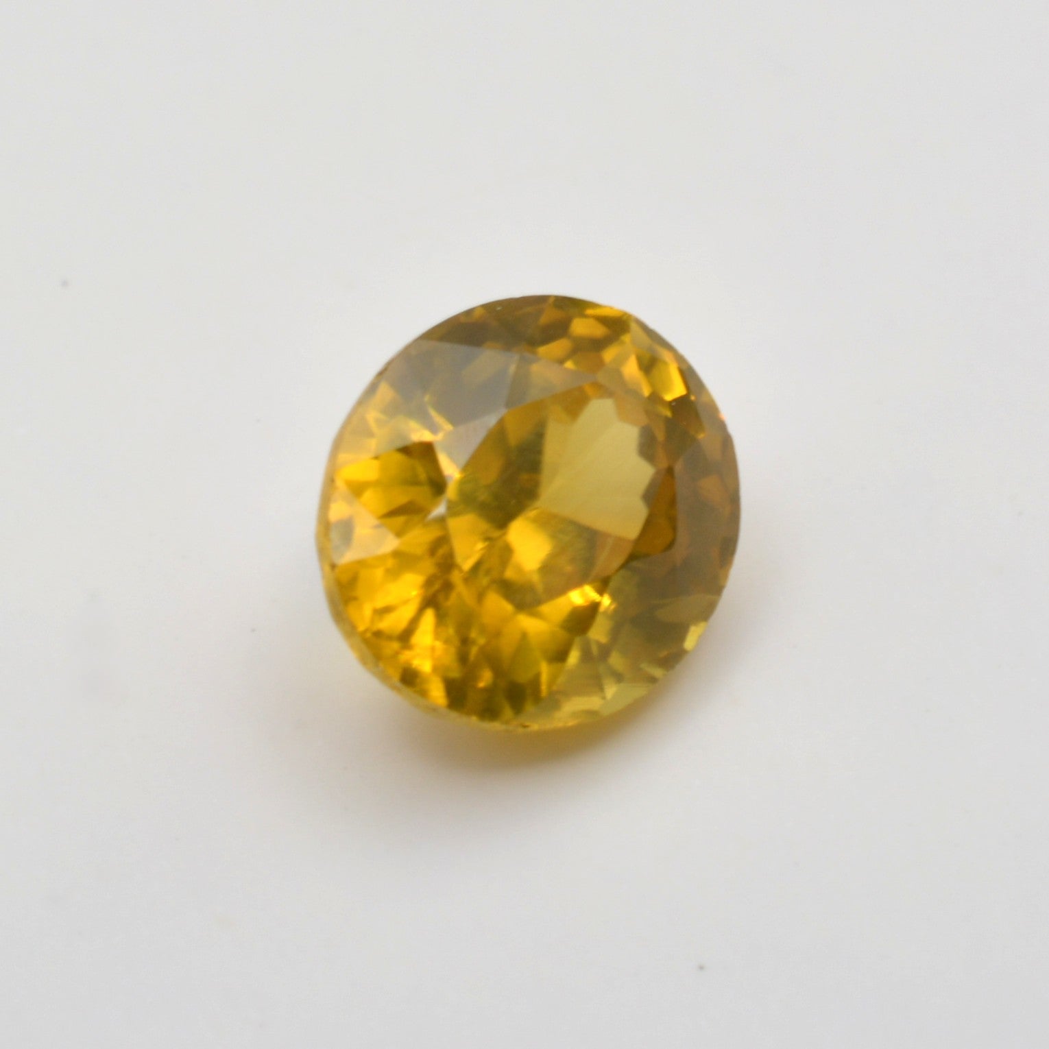 Pierre taillée Zircon Jaune Ovale 1,75ct