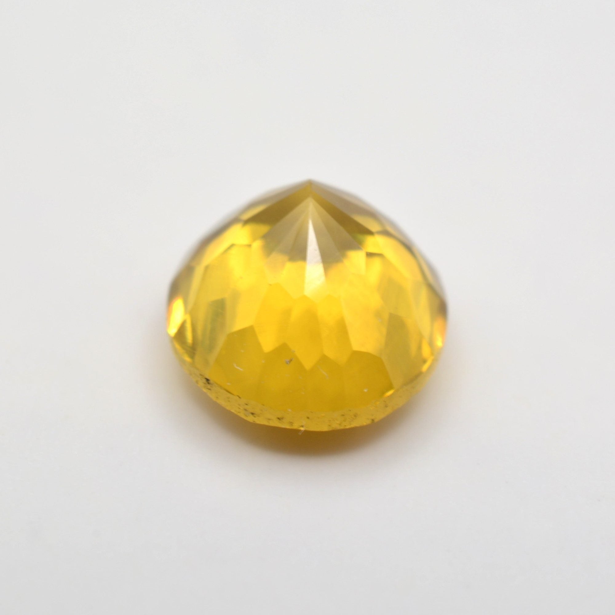 Pierre taillée Zircon Jaune Ovale 1,75ct