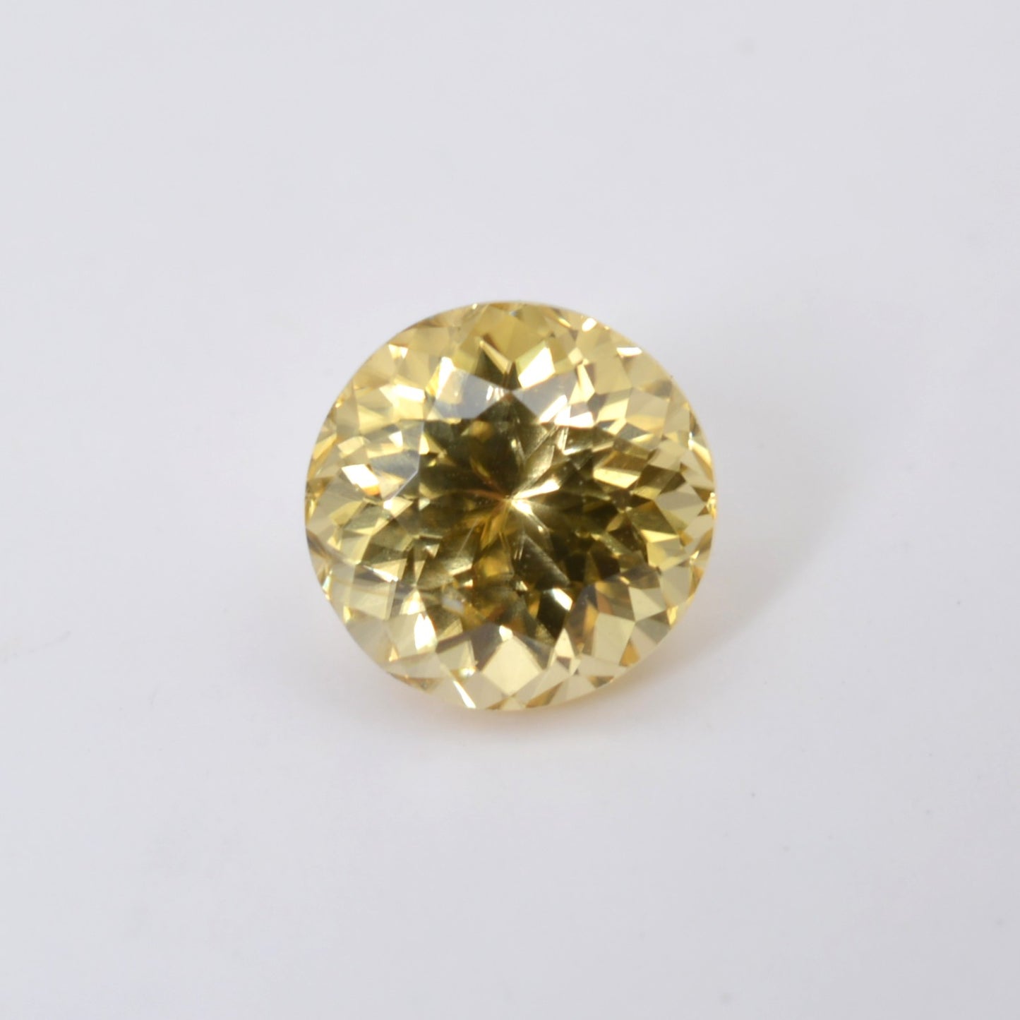 Zircon Jaune Rond 1,55ct [Pierre précieuse] 
