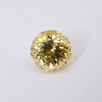 Zircon Jaune Rond 1,55ct [Pierre précieuse] 