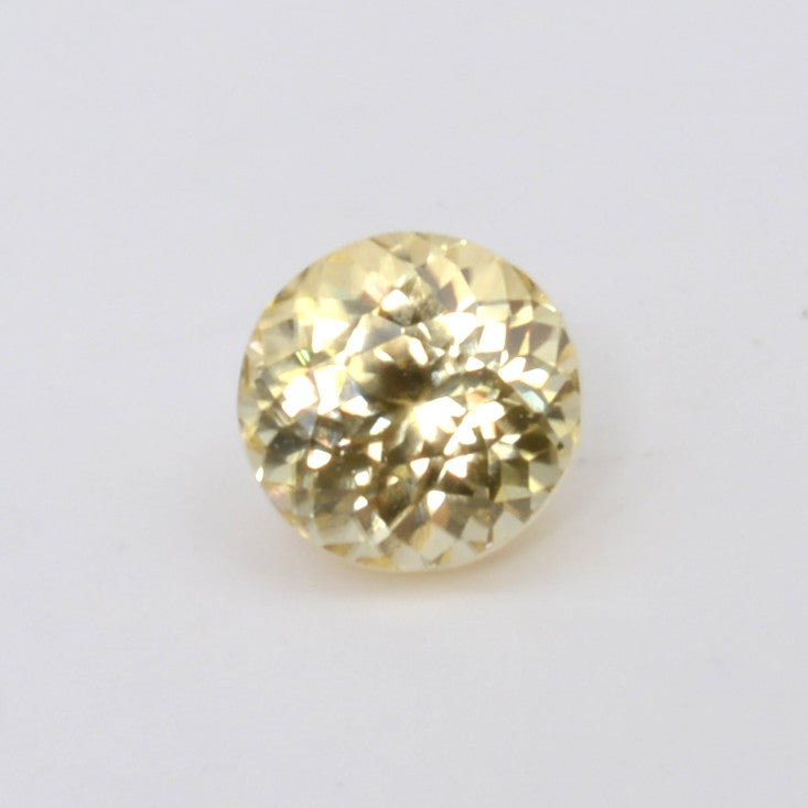 Pierre taillée Zircon Jaune Rond 1,01ct