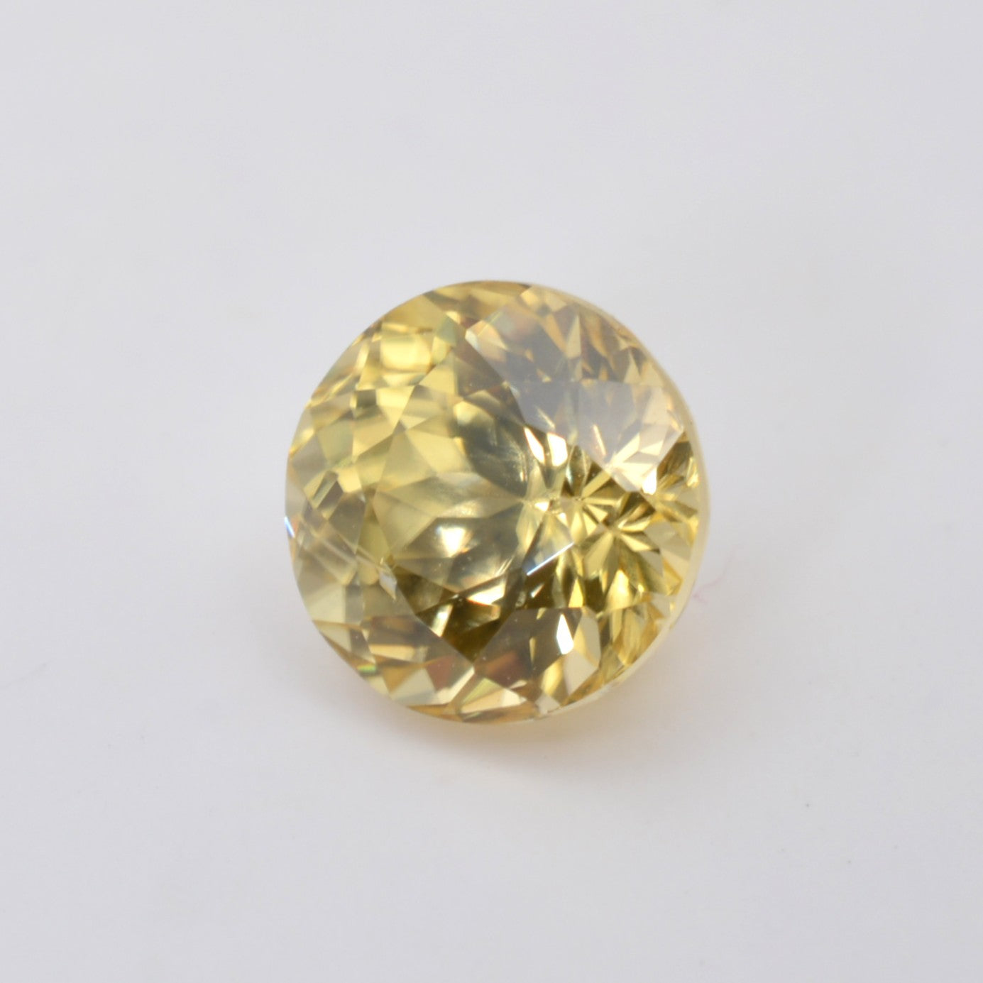 Zircon Jaune Rond 1,55ct [Pierre précieuse] 