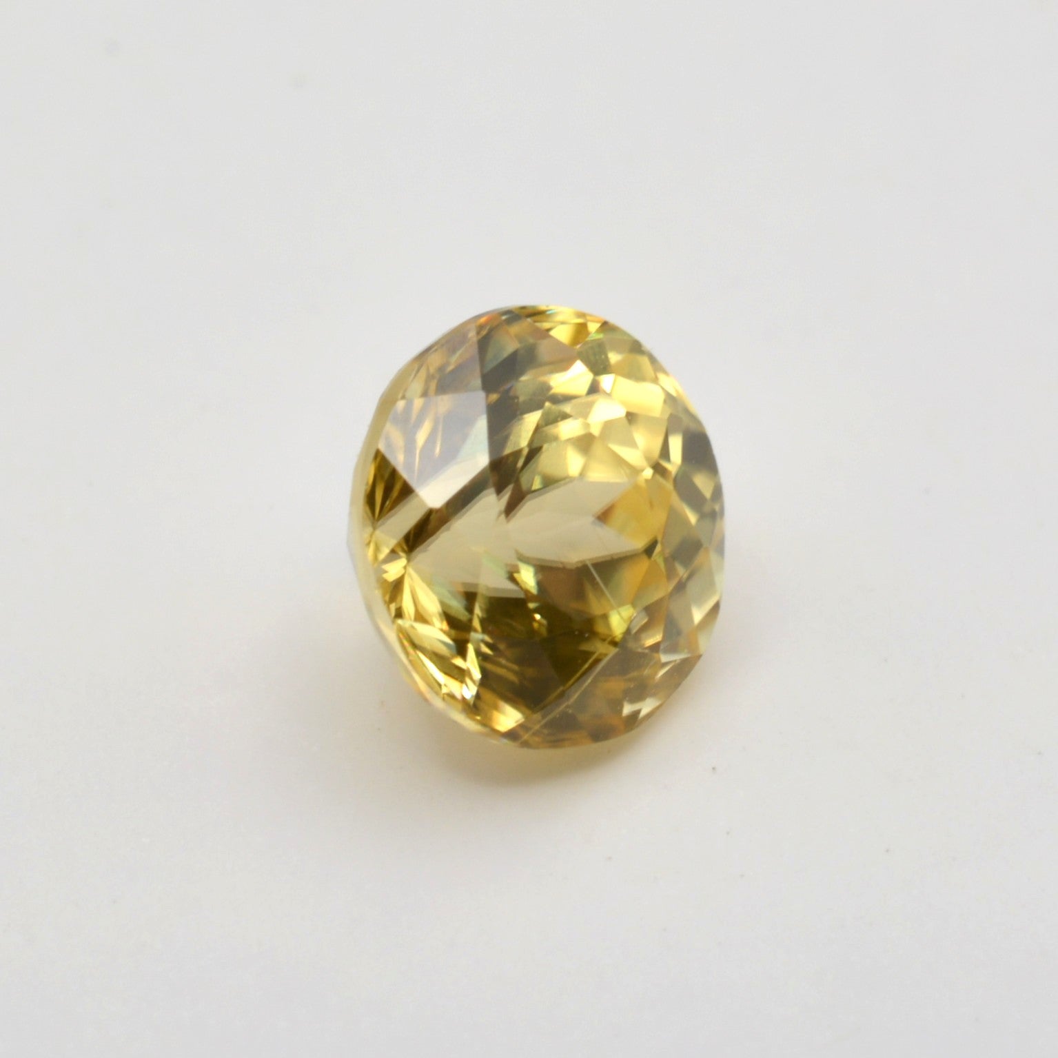 Zircon Jaune Rond 1,55ct [Pierre précieuse] 
