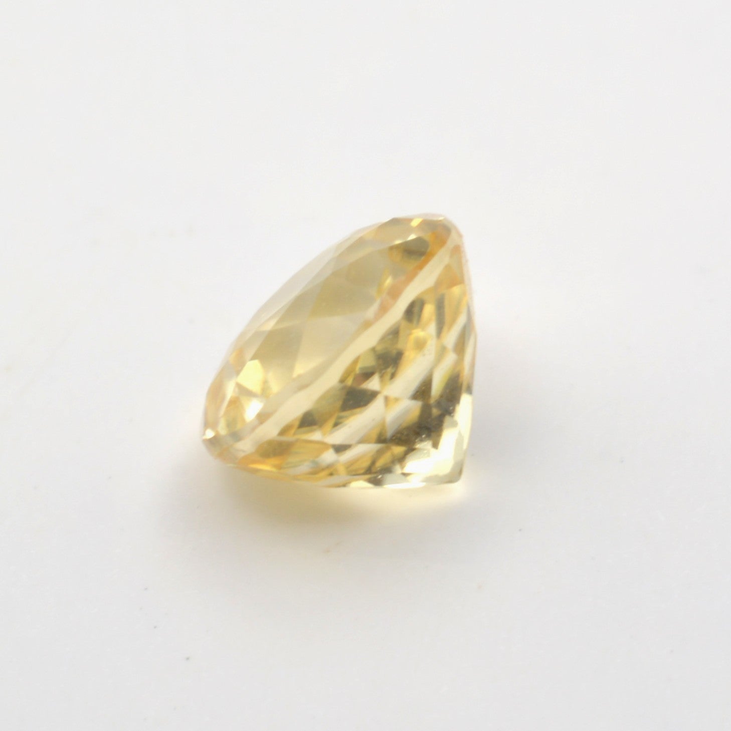 Pierre taillée Zircon Jaune Rond 1,01ct