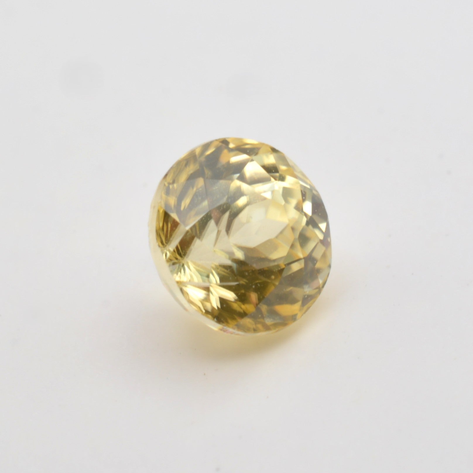 Pierre taillée Zircon Jaune Rond 1,01ct