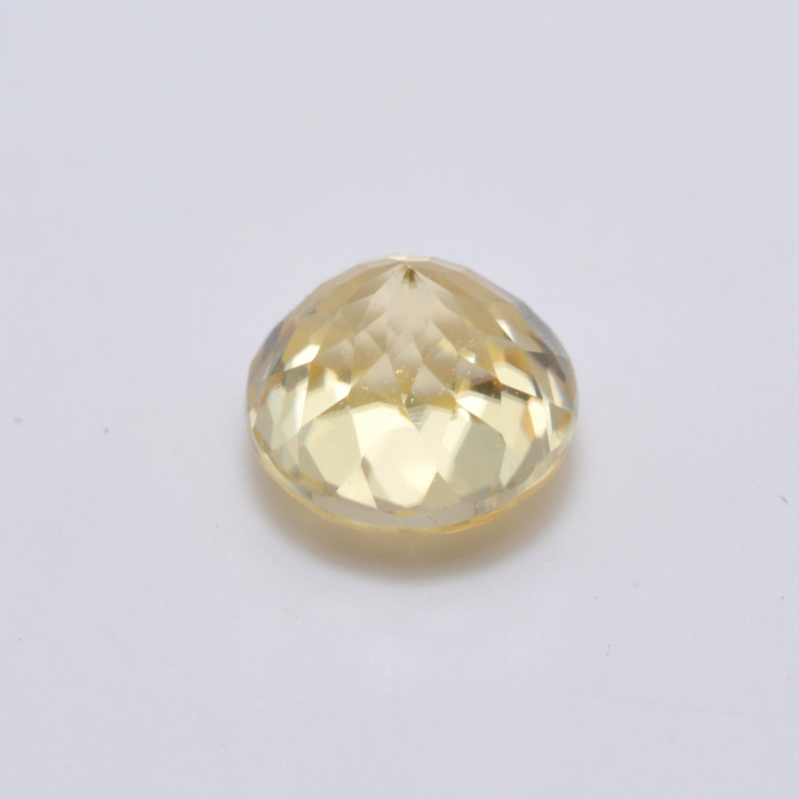 Pierre taillée Zircon Jaune Rond 1,01ct