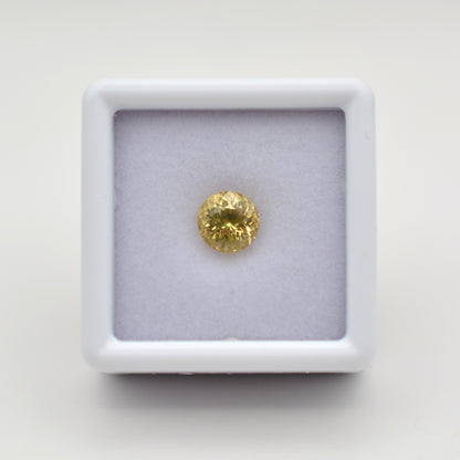 Zircon Jaune Rond 1,55ct [Pierre précieuse] 